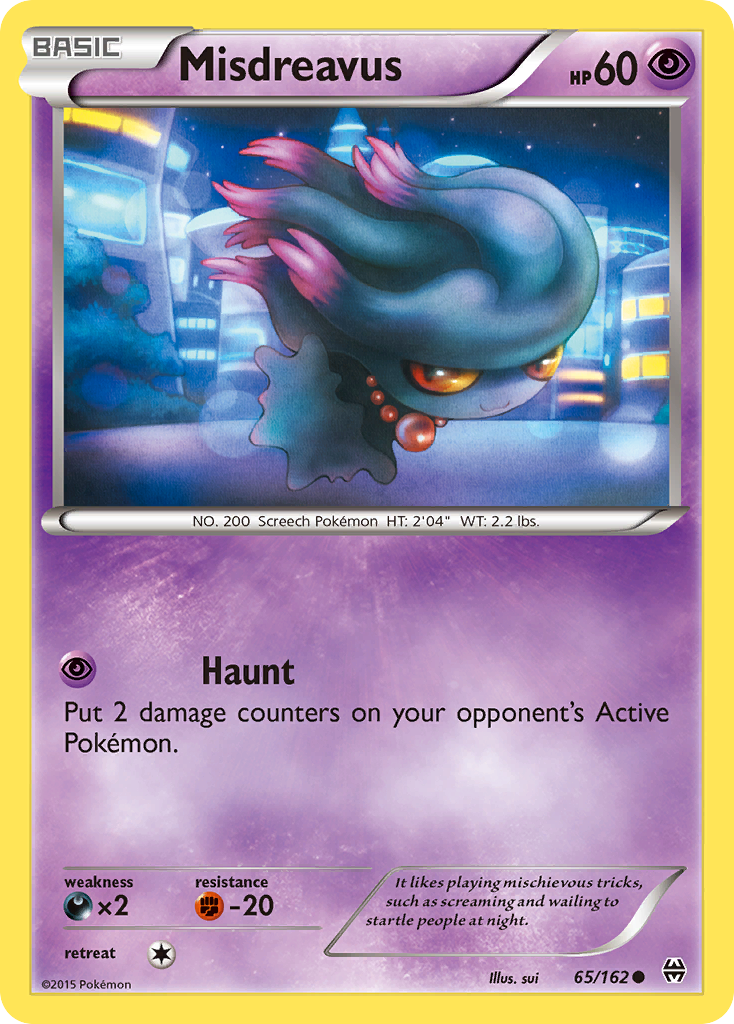 Misdreavus (65/162) [XY: BREAKthrough] | Chromatic Games