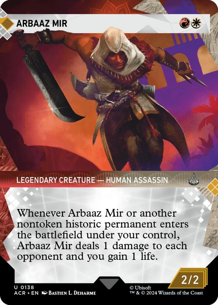 Arbaaz Mir 138/110 (Universes Beyond: Assassin's Creed)  - Showcase Foil | Chromatic Games