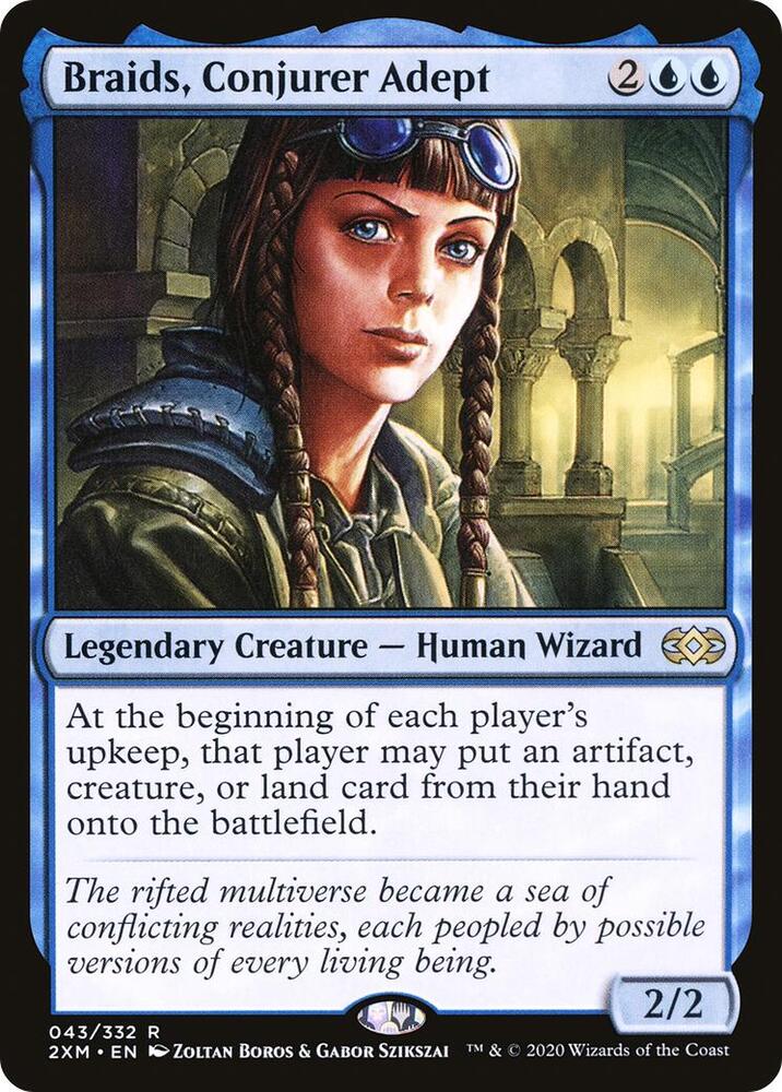 Braids, Conjurer Adept 43/332 (Double Masters)  | Chromatic Games