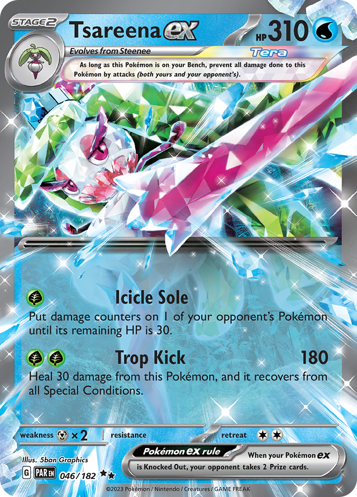 Tsareena ex (046/182) [Scarlet & Violet: Paradox Rift] | Chromatic Games