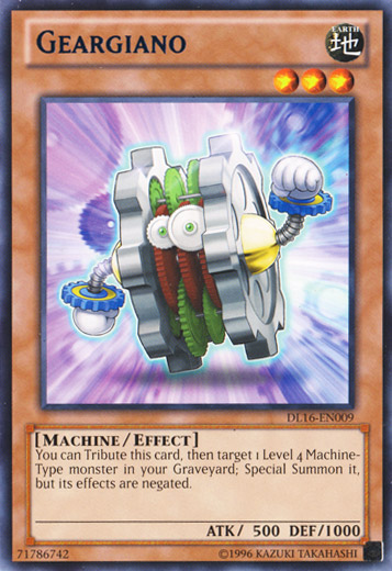 Geargiano (Blue) [DL16-EN009] Rare | Chromatic Games