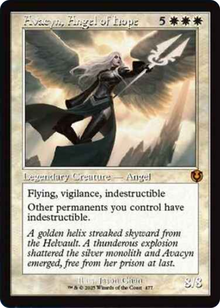 Avacyn, Angel of Hope (Retro Frame) [Innistrad Remastered] | Chromatic Games