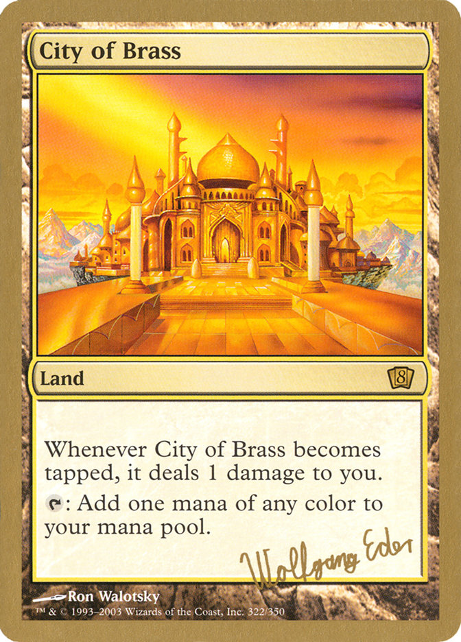 City of Brass (Wolfgang Eder) [World Championship Decks 2003] | Chromatic Games