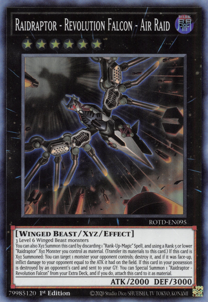 Raidraptor - Revolution Falcon - Air Raid [ROTD-EN095] Super Rare | Chromatic Games