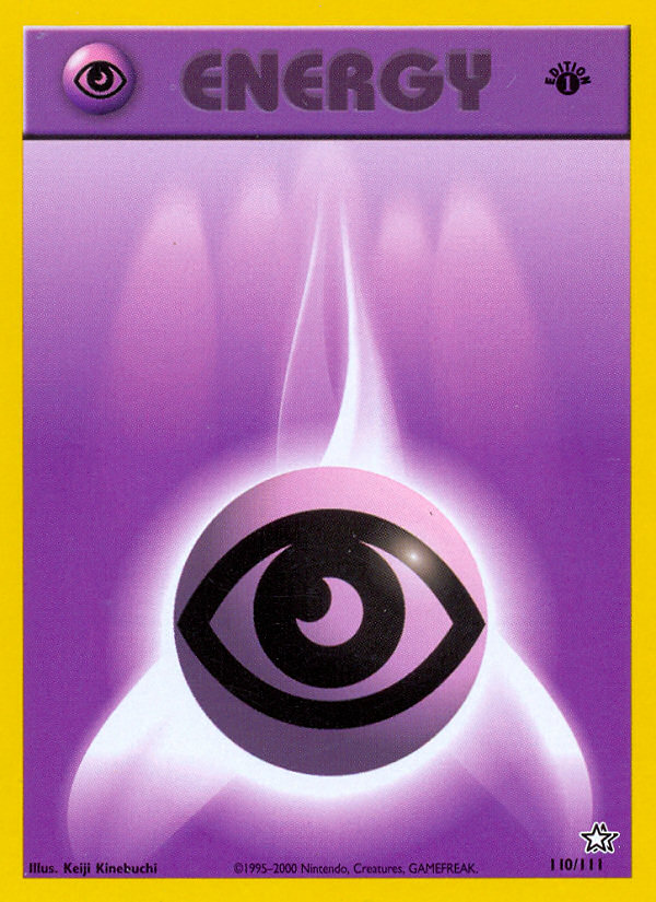 Psychic Energy (110/111) [Neo Genesis 1st Edition] | Chromatic Games