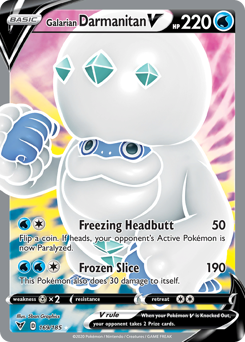 Galarian Darmanitan V (169/185) [Sword & Shield: Vivid Voltage] | Chromatic Games