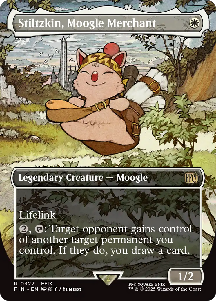 Stiltzkin, Moogle Merchant (Borderless) [FINAL FANTASY] | Chromatic Games