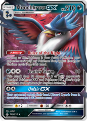 Honchkrow GX (109/214) [Sun & Moon: Unbroken Bonds] | Chromatic Games