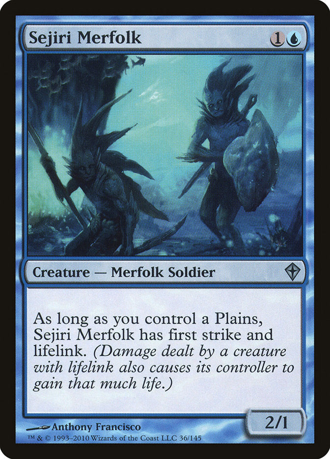 Sejiri Merfolk 36/145 (Worldwake)  | Chromatic Games