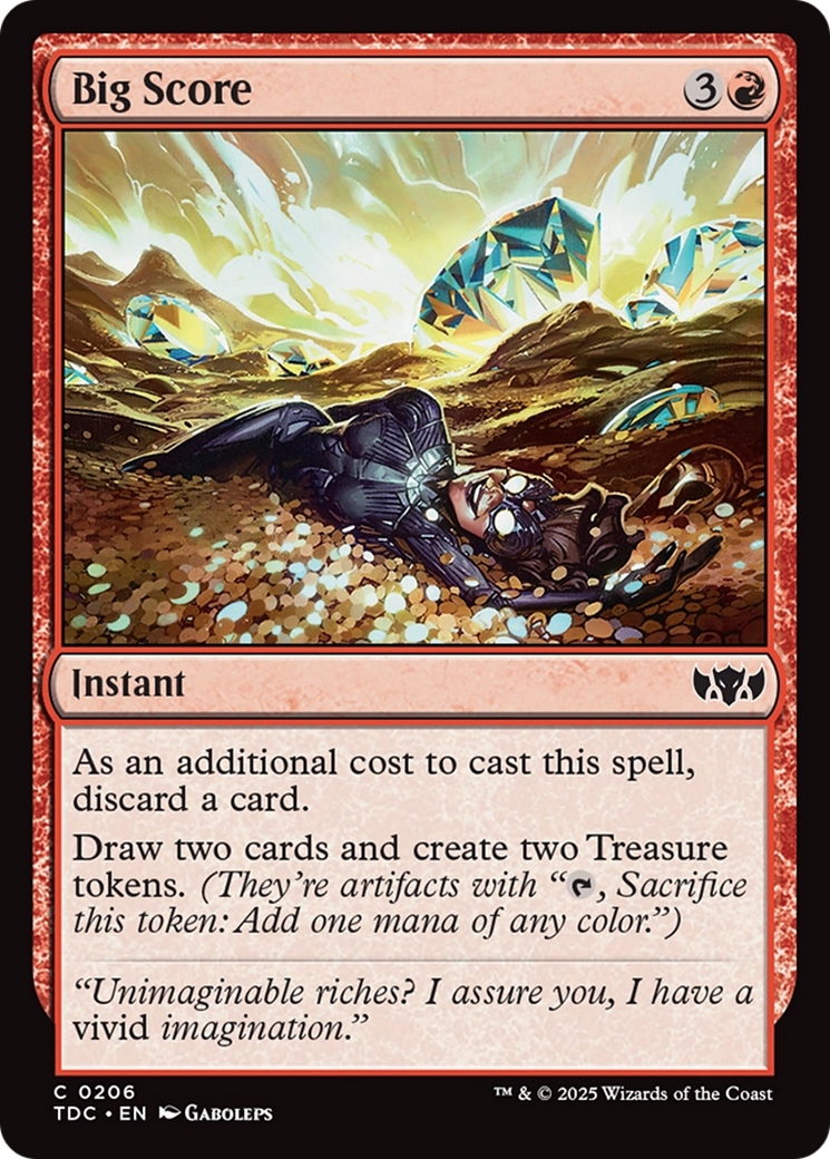 Big Score [Tarkir: Dragonstorm Commander] | Chromatic Games