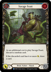Savage Feast (Blue) [U-WTR016] (Welcome to Rathe Unlimited)  Unlimited Normal | Chromatic Games