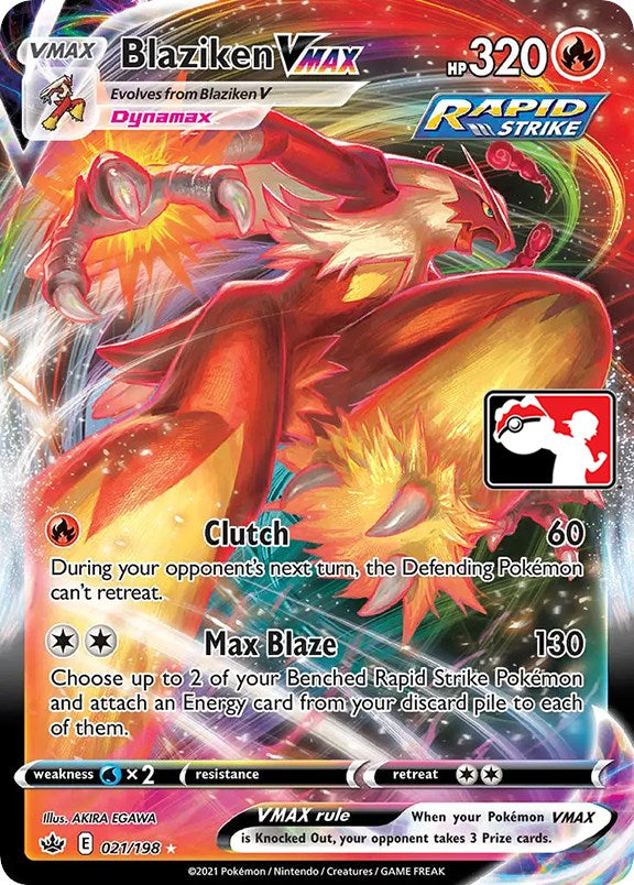 Blaziken VMAX (021/198) [Prize Pack Series One] | Chromatic Games