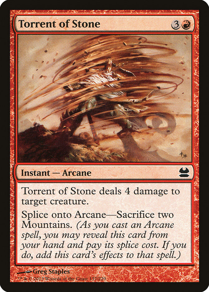 Torrent of Stone 137/229 (Modern Masters)  | Chromatic Games