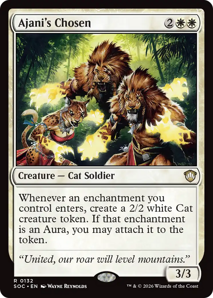 Ajani's Chosen [Secrets of Strixhaven Commander] | Chromatic Games