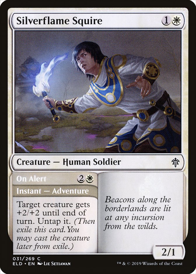 Silverflame Squire // On Alert 31/269 (Throne of Eldraine)  | Chromatic Games