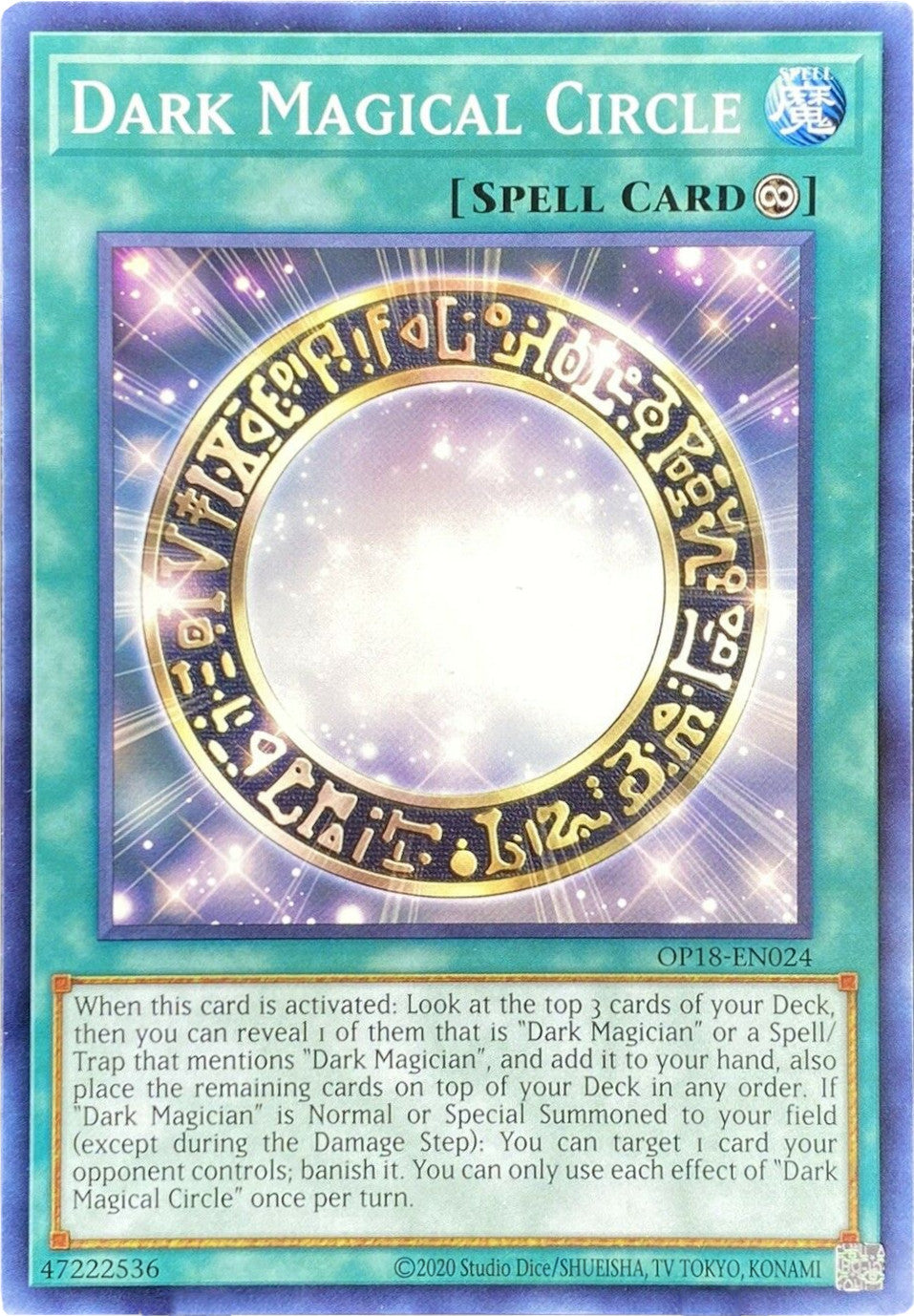 Dark Magical Circle [OP18-EN024] Common | Chromatic Games