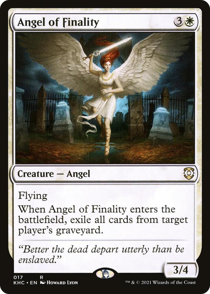 Angel of Finality 17/1 (Commander: Kaldheim)  | Chromatic Games
