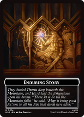 On an Adventure // Enduring Story Double Sided Token [The Hobbit Tokens] | Chromatic Games