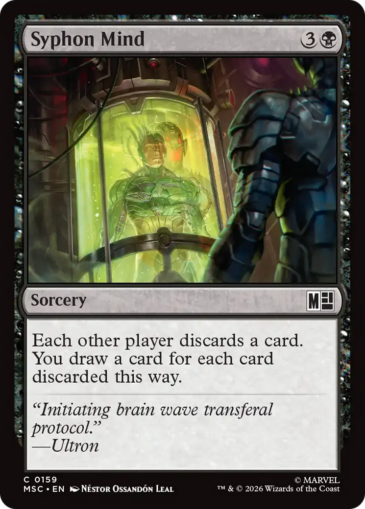 Syphon Mind (Surge Foil) [Marvel Super Heroes Commander] | Chromatic Games