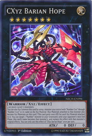 CXyz Barian Hope [NECH-EN096] Super Rare | Chromatic Games