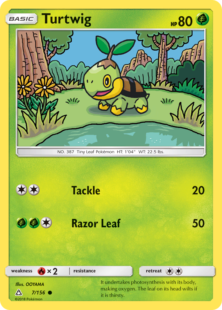 Turtwig (7/156) [Sun & Moon: Ultra Prism] | Chromatic Games