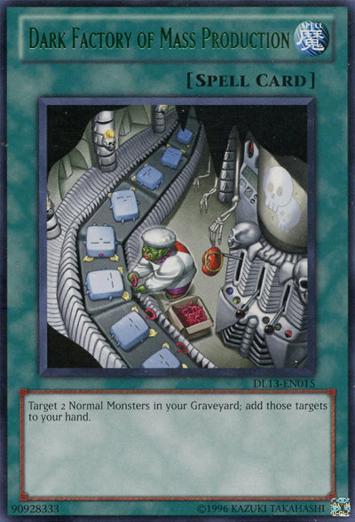 Dark Factory of Mass Production (Green) [DL13-EN015] Rare | Chromatic Games