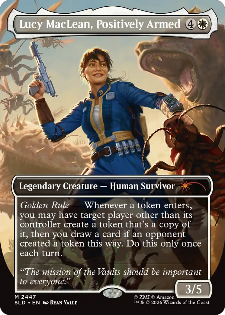 Lucy MacLean, Positively Armed [Secret Lair Drop Series] | Chromatic Games