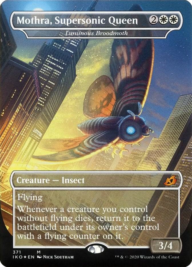 Mothra, Supersonic Queen - Luminous Broodmoth 371/274 (Ikoria: Lair of Behemoths)  | Chromatic Games