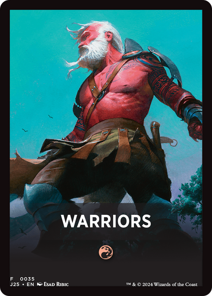 Warriors Theme Card [Foundations Jumpstart Front Cards] | Chromatic Games