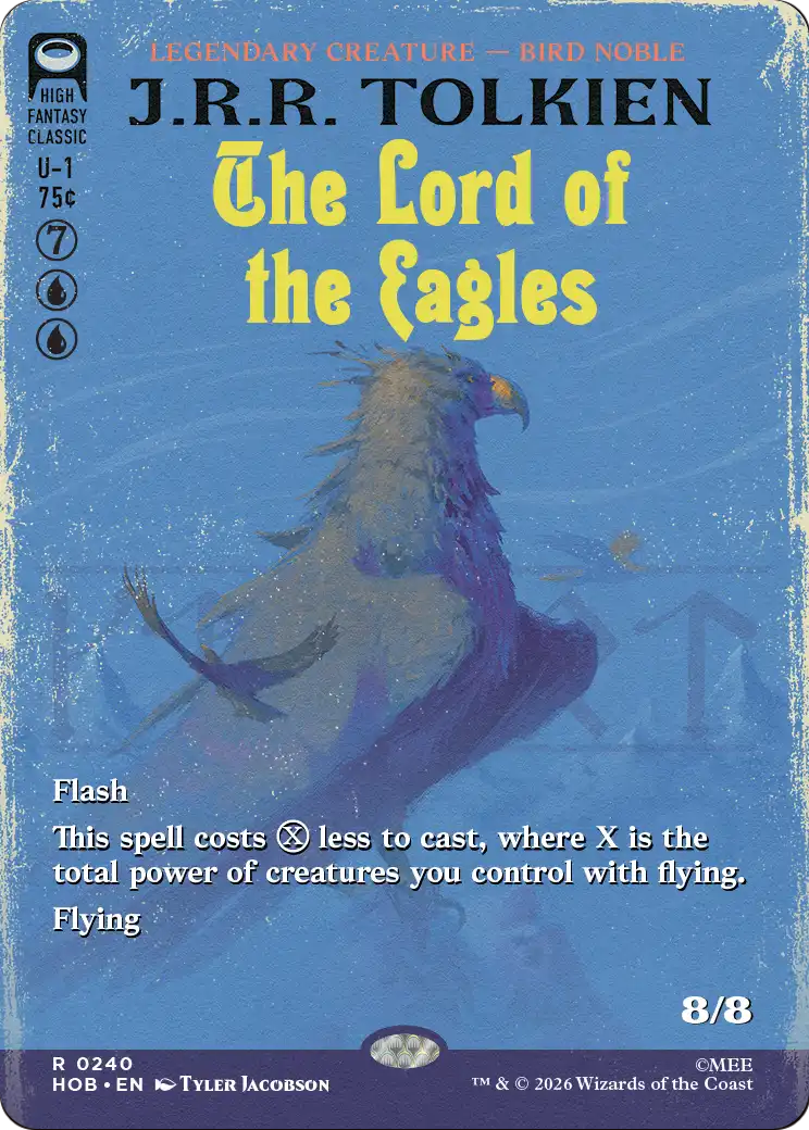 The Lord of the Eagles (Borderless) [The Hobbit] | Chromatic Games