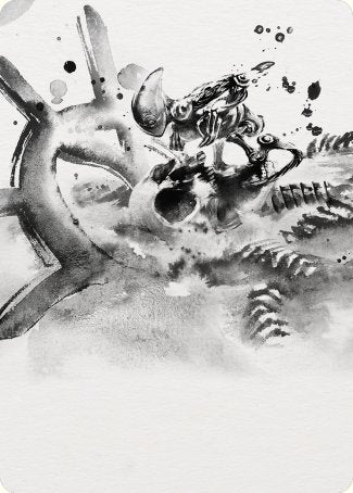 Myr Convert Art Card [Phyrexia: All Will Be One Art Series] | Chromatic Games