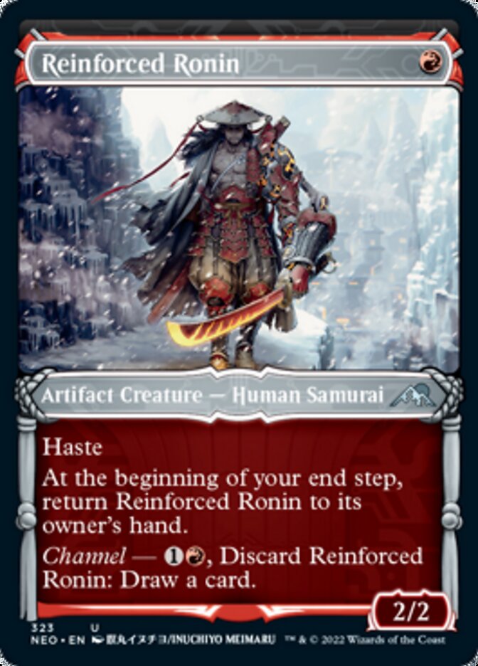 Reinforced Ronin (Showcase Samurai) [Kamigawa: Neon Dynasty] | Chromatic Games