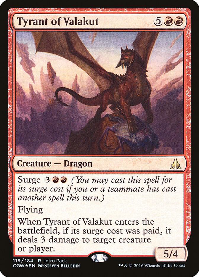 Tyrant of Valakut 119 (Unique and Miscellaneous Promos)  - Foil | Chromatic Games