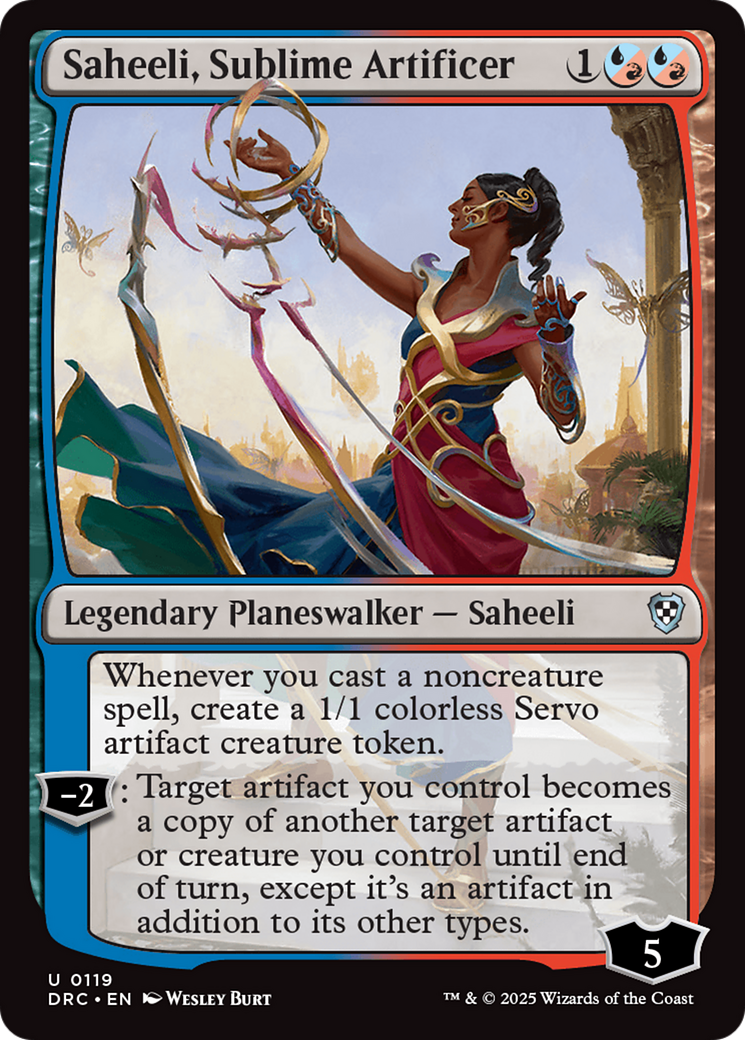 Saheeli, Sublime Artificer [Aetherdrift Commander] | Chromatic Games