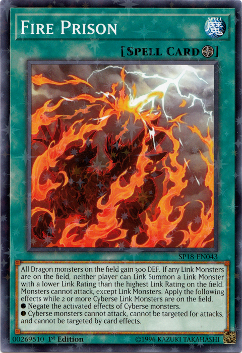 Fire Prison [SP18-EN043] Starfoil Rare | Chromatic Games