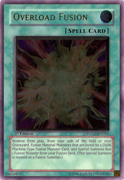 Overload Fusion [POTD-EN042] Ultimate Rare | Chromatic Games