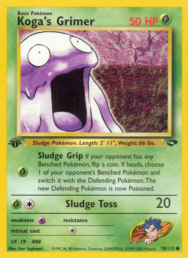 Koga's Grimer (78/132) [Gym Challenge 1st Edition] | Chromatic Games