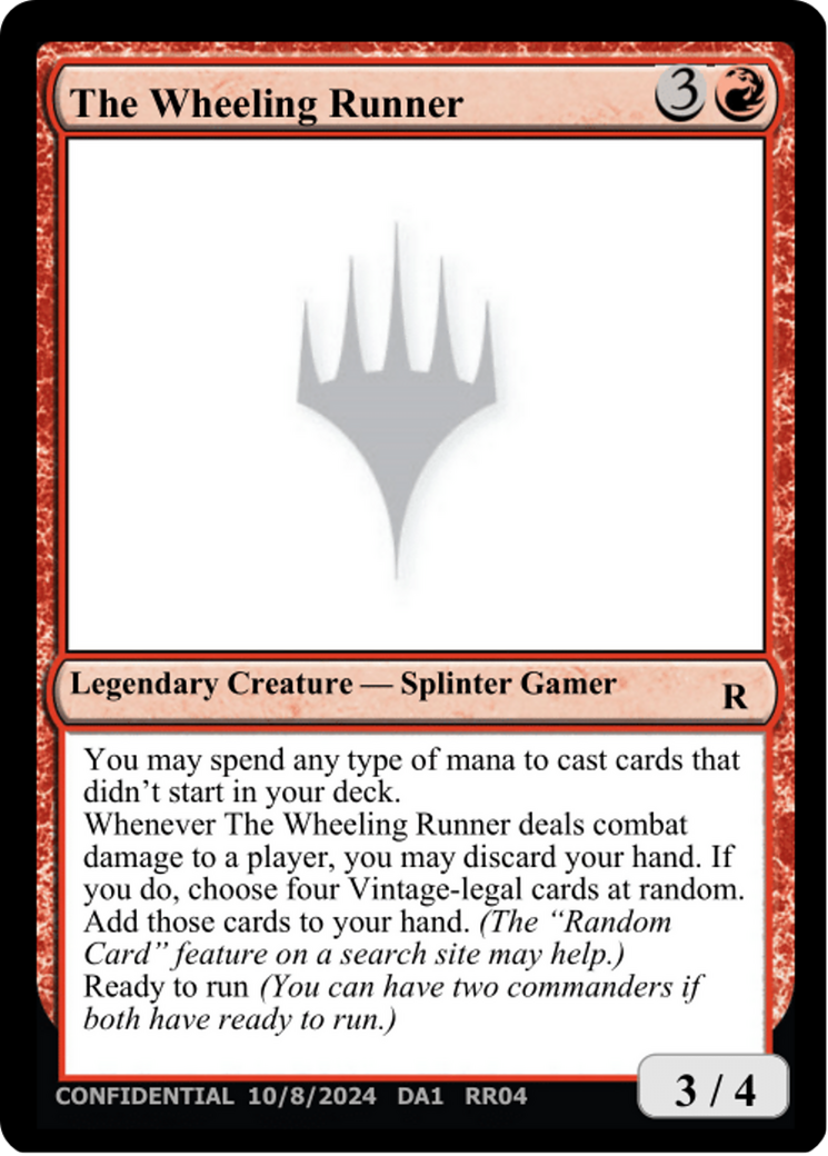 The Wheeling Runner [Unknown Event] | Chromatic Games