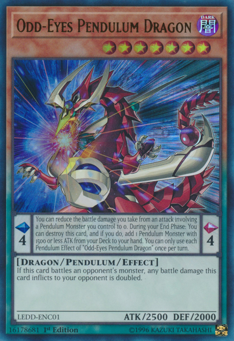 Odd-Eyes Pendulum Dragon [LEDD-ENC01] Ultra Rare | Chromatic Games