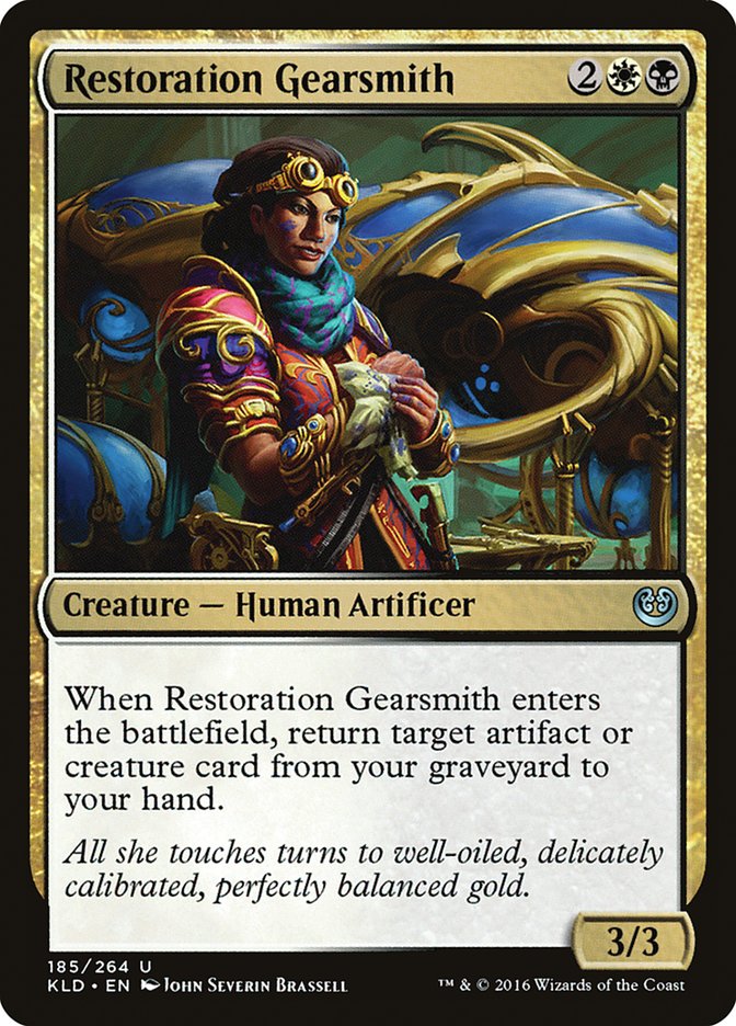 Restoration Gearsmith [Kaladesh] | Chromatic Games