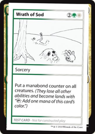 Wrath of Sod (2021 Edition) [Mystery Booster Playtest Cards] | Chromatic Games