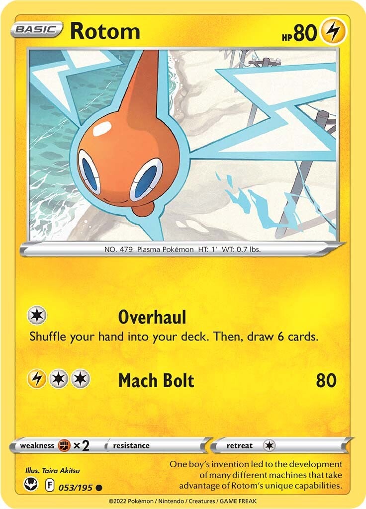 Rotom (053/195) [Sword & Shield: Silver Tempest] | Chromatic Games