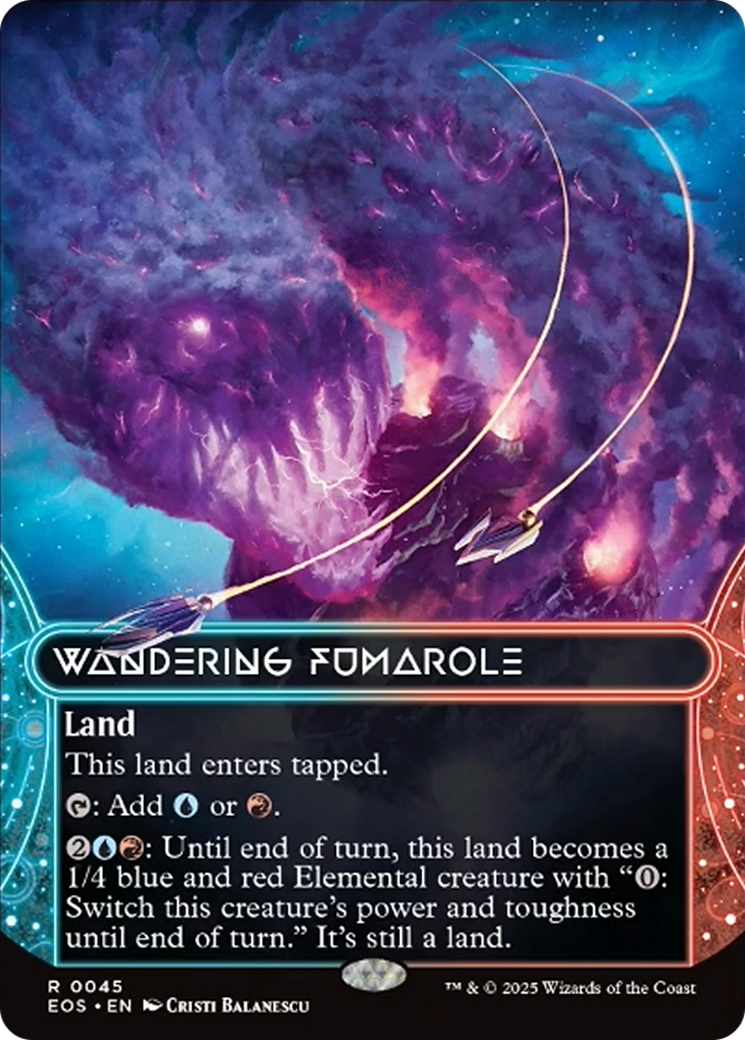Wandering Fumarole (0045) (Borderless) [Edge of Eternities: Stellar Sights] | Chromatic Games