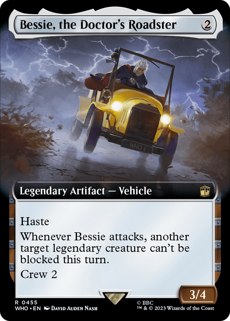 Bessie, the Doctor's Roadster (Extended Art) [Doctor Who] | Chromatic Games