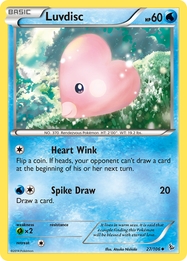 Luvdisc (27/106) [XY: Flashfire] | Chromatic Games