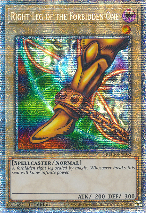 Right Leg of the Forbidden One [BLCR-EN102] Starlight Rare | Chromatic Games