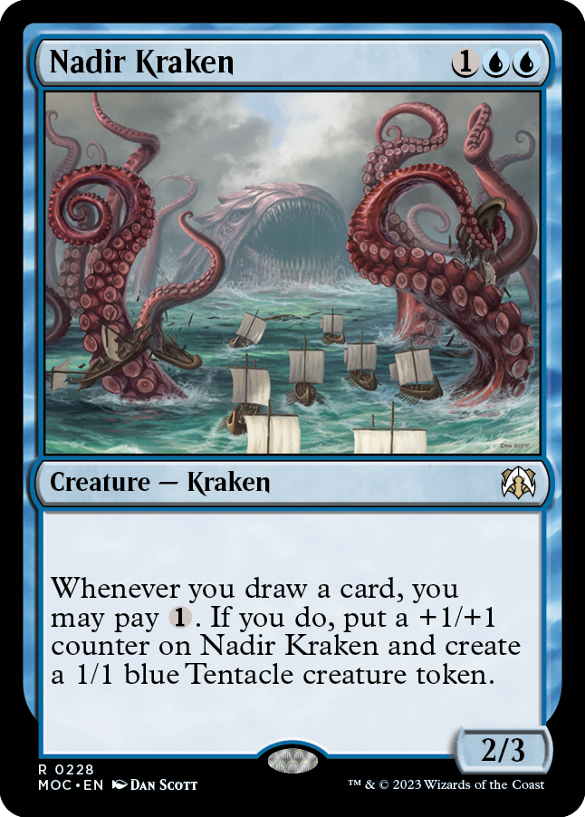 Nadir Kraken [March of the Machine Commander] | Chromatic Games