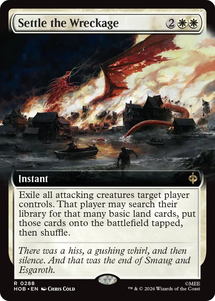 Settle the Wreckage (Extended Art) [The Hobbit] | Chromatic Games