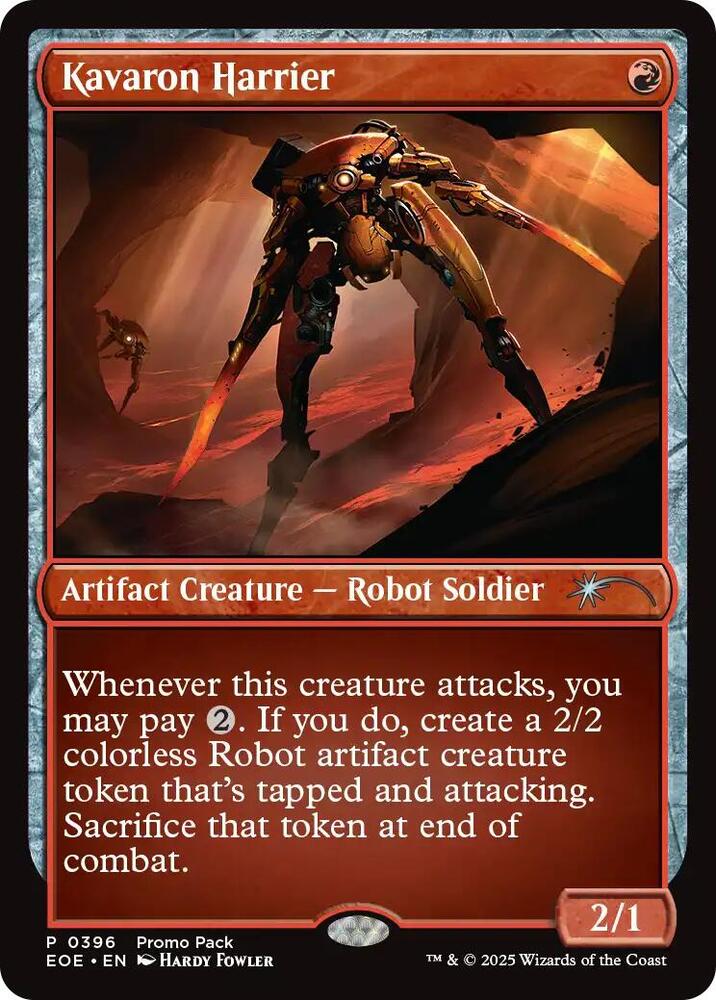 Kavaron Harrier 396/276 (Promo Pack: Edge of Eternities)  - Foil | Chromatic Games