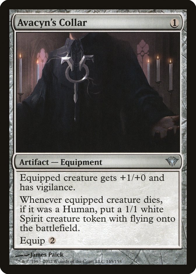 Avacyn's Collar 145/158 (Dark Ascension)  | Chromatic Games